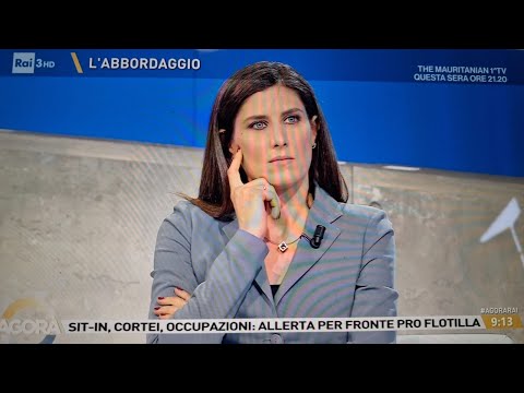 Chiara Appendino ospite ad "Agorà" Rai3 02/10/2025