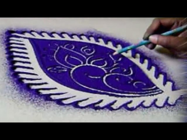 Special rangoli design by Ultra Marathi