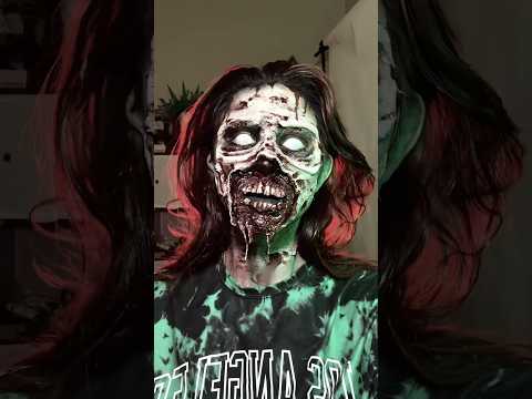 Scary zombie makeup 😳