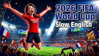 Real English Phrases at the 2026 World Cup ⚽ | English Practice | Slow English for Beginners | A1-B1