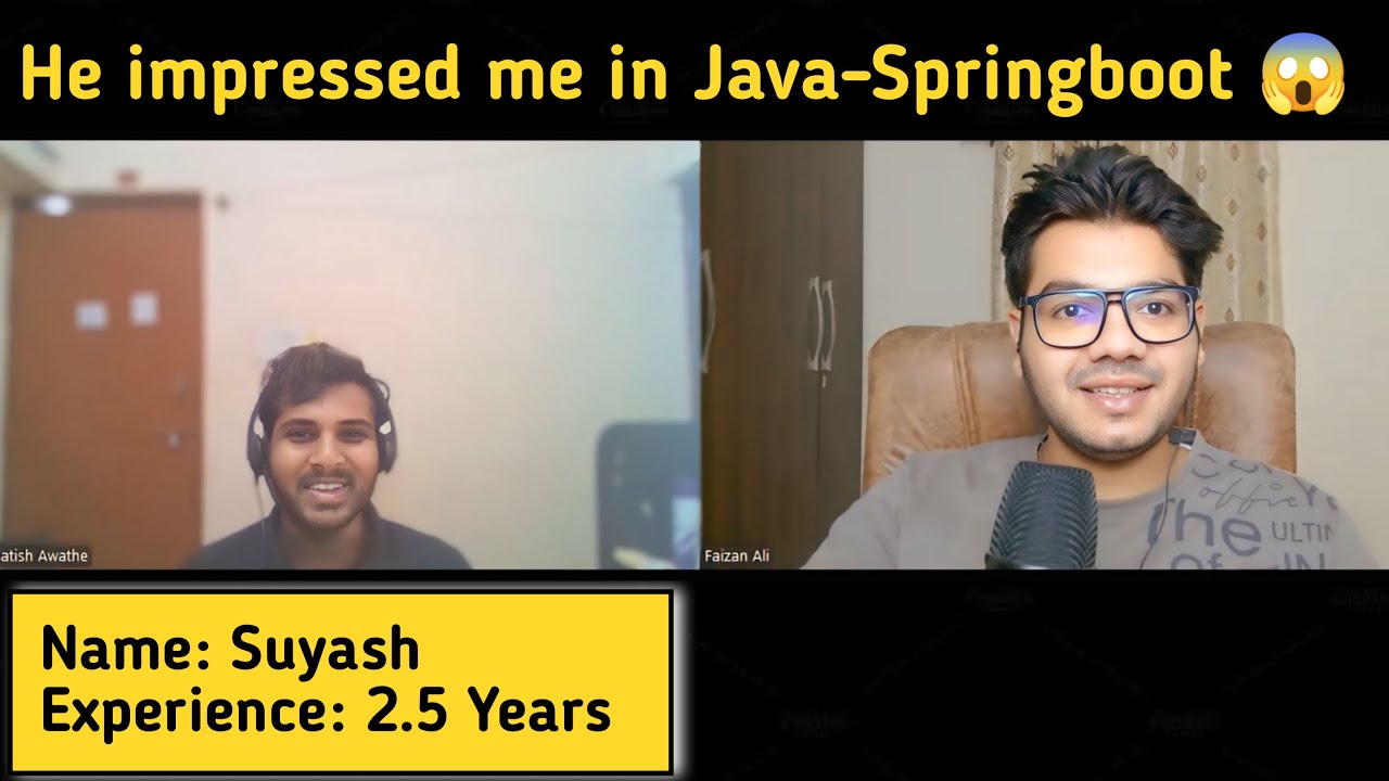 Java Spring Boot 2.5 Years Interview Experience