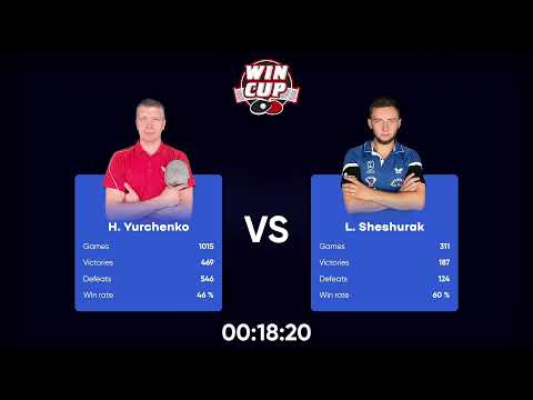 13:00 Serhii Cherniavskyi  0-3 Anatolii Levshyn West 1 WIN CUP 28.10.2022 | TABLE TENNIS WINCUP