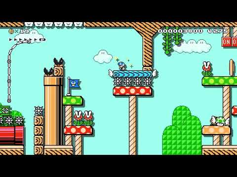 Mushroom Meadows by Chewybat 🍄Super Mario Maker 2 ✹Switch✹ #bqo