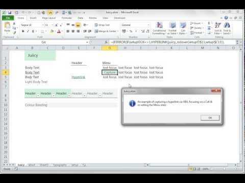 Juiicy Menu & Workbook Theme for Excel 2010 by Mark Kubiszyn