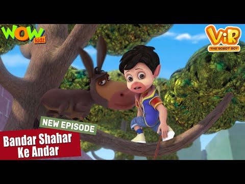 Vir The Robot Boy | Bandar Shahar Ke Andar  | NEW EPISODES | Wow Kidz