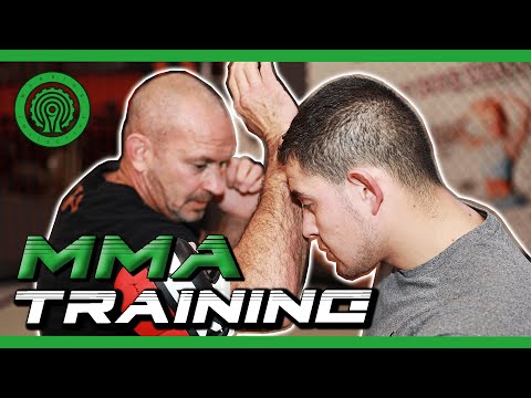 Mike Winkeljohn MMA Training - Striking down the Centre Line