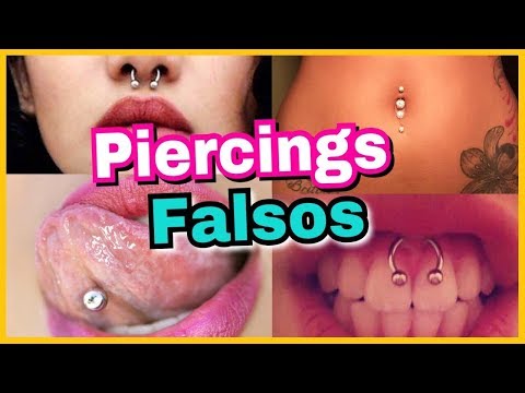 DIY | Como Hacer Piercings Falsos en Casa y que Parezcan REALES | NatyGloss