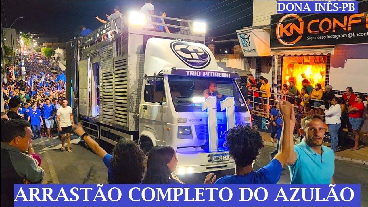 ÚLTIMO ARRASTÃO DO AZULÃO (11) COMPLETO EM DONA INÊS-PB 03/10/2024