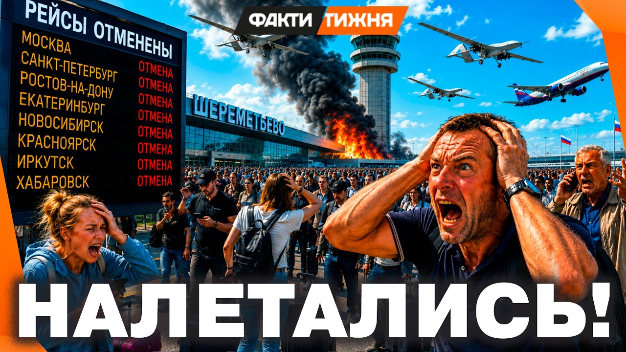 ЖЕСТЬ! АВИАКОЛЛАПС В РФ. Дроны ВСУ ЗАКРЫВАЮТ НЕБО от Москвы и до Сибири. У рос?