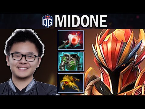 OG.MIDONE DRAGON KNIGHT IN A PRO MATCH - DOTA 2 7.26 GAMEPLAY