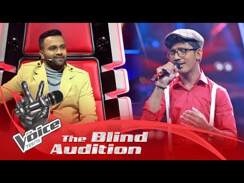 Mohamad Naleem | Kaulu Piyanpath (කවුළු පියන් පත්) | Blind Auditions | The Voice Teens Sri Lanka