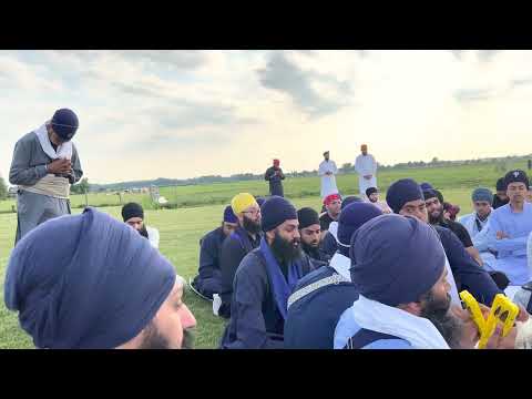 Khalsa Camp Europe 2022 - Kirtan Outside - Bibi Manjot Kaur Ji UK