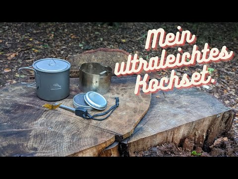 Mein ultraleichtes Kochset.