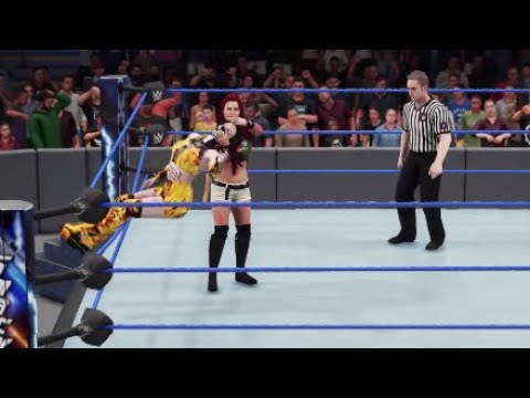 WWE 2K18 SD Live Rosemary vs Lita