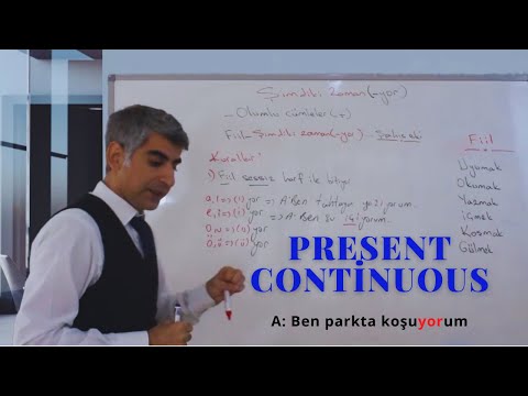 Present Continous Tense -Turkish Lessons 18 - Turkish Grammar-learn Turkish-Turkish grammar lessons
