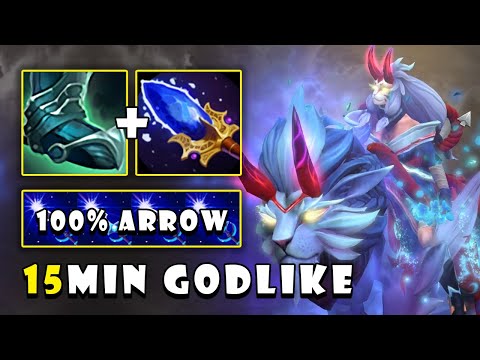 How To Play Monster Support Mirana with 100% Arrow Kill | Guides Gameplay - Dota 2 7.27
