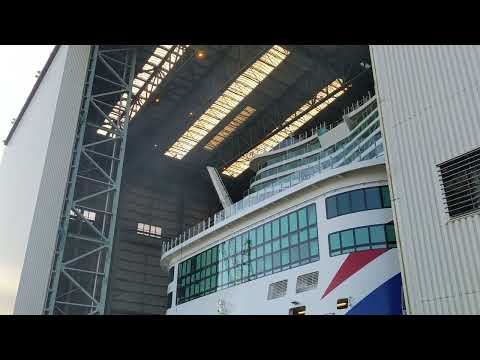 #WelcomeArvia - Ausdocken der P&O Arvia aus der Meyer Werft Papenburg (27.08.22)