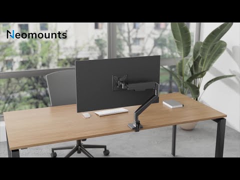 Neomounts NEXT Slim DS70-250BL1 vollbewegliche Tischhalterung für 17-35" Bildschirme - Schwarz video preview