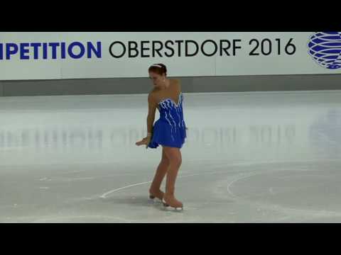 Claudia Marisol Motta Zepeda-Bronze Ladies II Artistic Freeskate-2016 Oberstdorf
