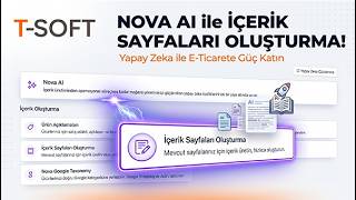 İçerik Yazma Derdine Son! T-Soft Yapay Zeka ile Sayfalarınızı Oluşturu