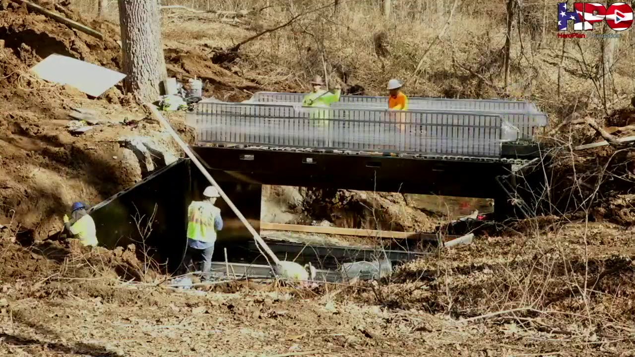 Fast Cast Bridge® Installation Timelapse | January 7, 2020