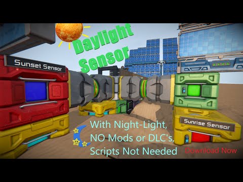 Sunlight Sensor Tutorial Ep.4 - Space Engineers