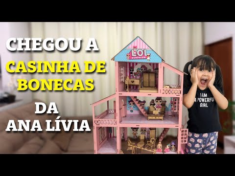 Compramos a casinha de bonecas lol com moveis em mdf - Veja como é essa casinha de bonecas de 60cm