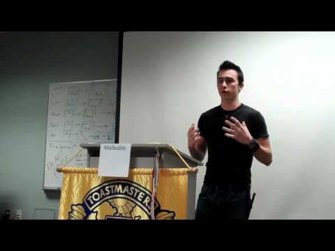 Kaleb's Icebreaker Speech with Colville Toastmasters
