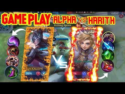GAMEPLAY ALPHA VS HARITH (LIGHTBORN)//MOBILE LEGENDS BANG BANG
