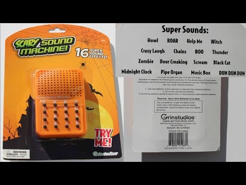 Scary Sound Machine