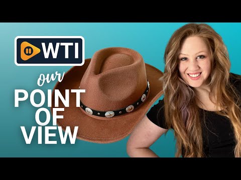 Lanzom Women Men Felt Wide Brim Western Cowboy Hats Belt Buckle Panama Hat - WTI product video review