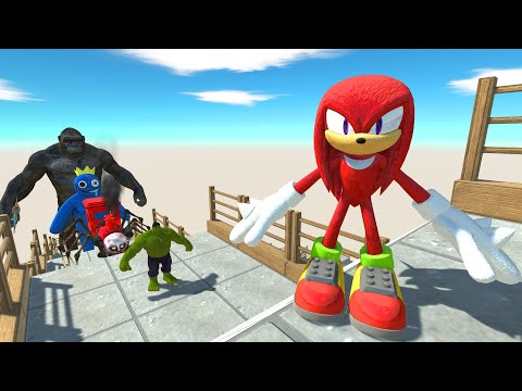 Knuckles Death Fall - Animal Revolt VBattle Simulator