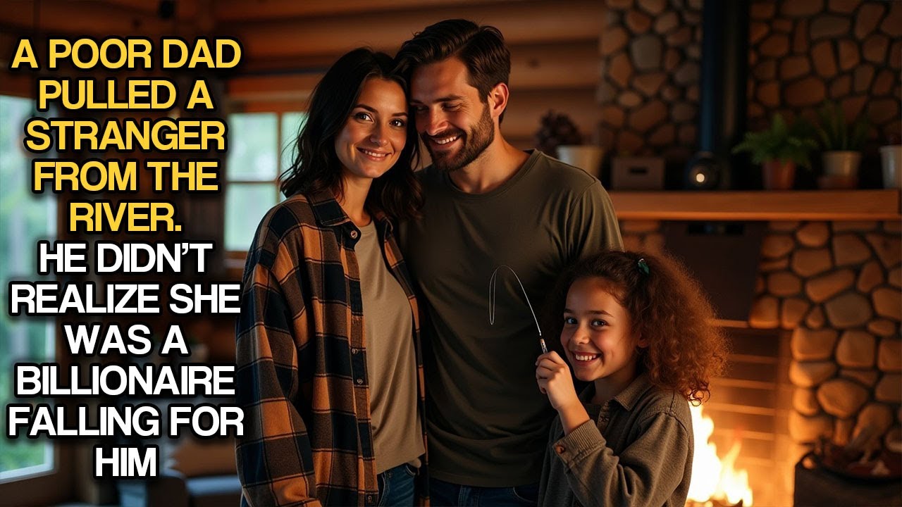 A Poor Dad Pulled a Stranger From River—He Didn't Realize She Was a Billionaire Falling for Him
