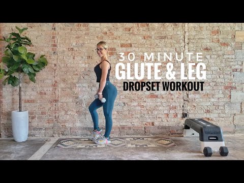 30 Minute Glute and Leg Dropset Workout | Unilateral Supersets | At Home Workout
