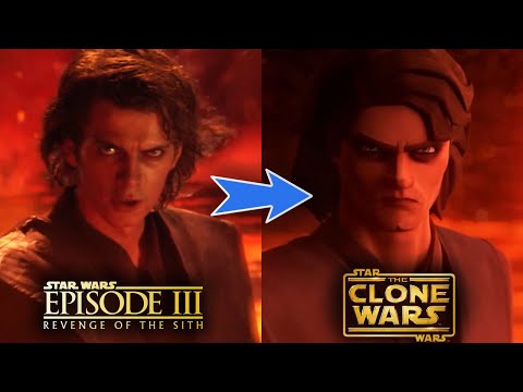 Anakin vs Obi-Wan: Live Action vs Animated (Clone Wars) - Side-by-Side Comparison