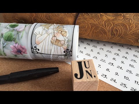 Wochendeko KW 24 2022 | Filofaxing | Mädchen in Rahmen | planerbeere