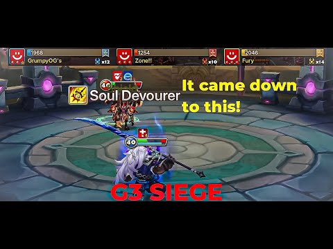 I AM BACK TO WINNING WAYS!! G3 Siege v Fury v Zone!! (Summoners War)