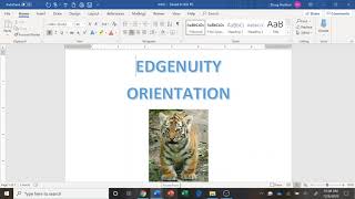 SY2020 21 Edgenuity Orientation #1    Student & Instructor Interface