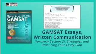Plan your GAMSAT Essays (Section 2): Strategies and Practicing Your Essay Plan