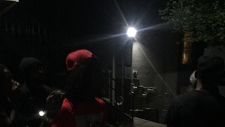 Metro boy video shoot late night