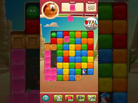 Toon Blast Level 62 Boosters Play - Oval Games - Puzzle Don Taiga