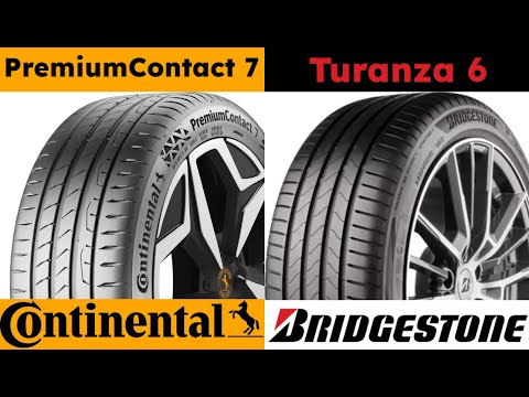 Continental PremiumContact 7 vs Bridgestone Turanza 6