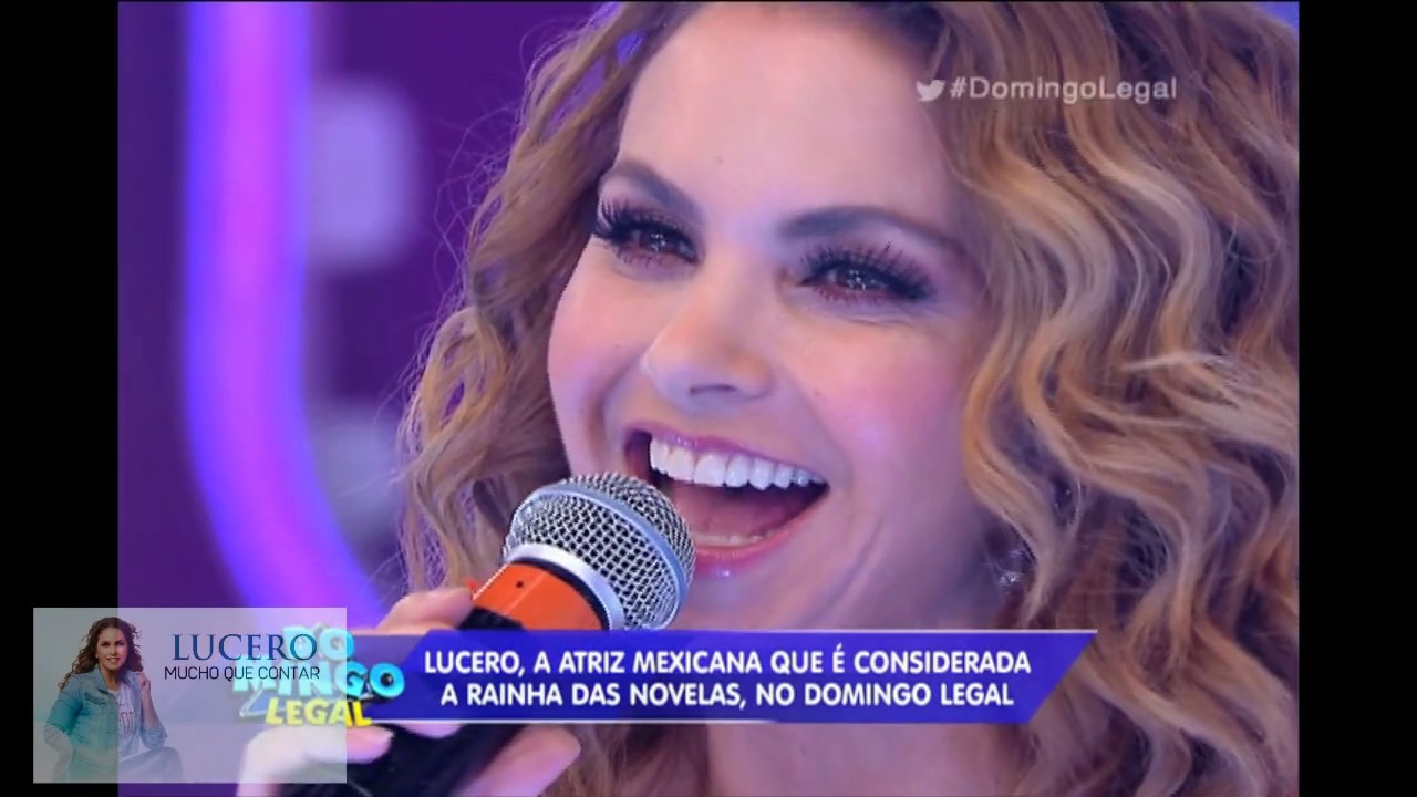 Lucero canta Dona Desse Amor Domigo Legal Brasil