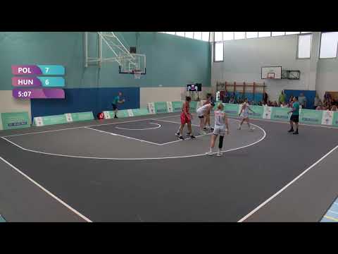 EYOF MARIBOR DAY 2 BASKETBALL GAME 14 GIRLS POL - HUN