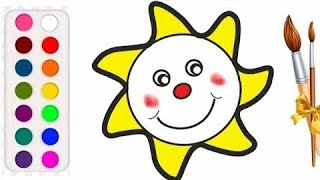Bolalar uchun Quyosh chizish | Draw The Sun for kids | Рисуем Солнце для детей