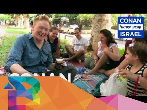 Conan Hits The Streets & Beaches Of Tel Aviv  - CONAN on TBS