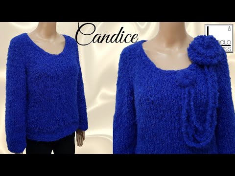 Miniatura tutorial 2: Arrogante misto mohair bouclè gomitolo 50g