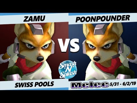 SNS5 SSBM - GHQ | Zamu (Fox) Vs. Poonpounder (Fox) Smash Melee Tournament Pools