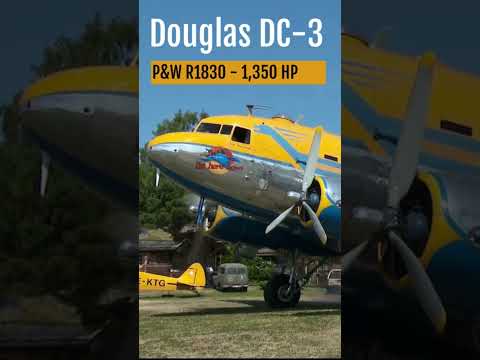 Douglas Dc-3 startup time. Enjoy that R1830 music! #generalaviation #aviation #dc3 #airliner