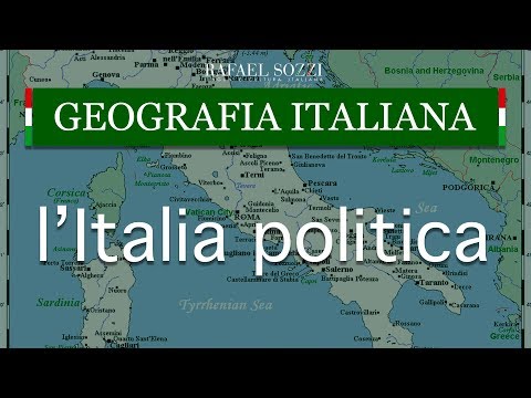 AS REGIÕES DA ITÁLIA - Le regioni italiane - Divisão política da Itália - Geografia italiana #1